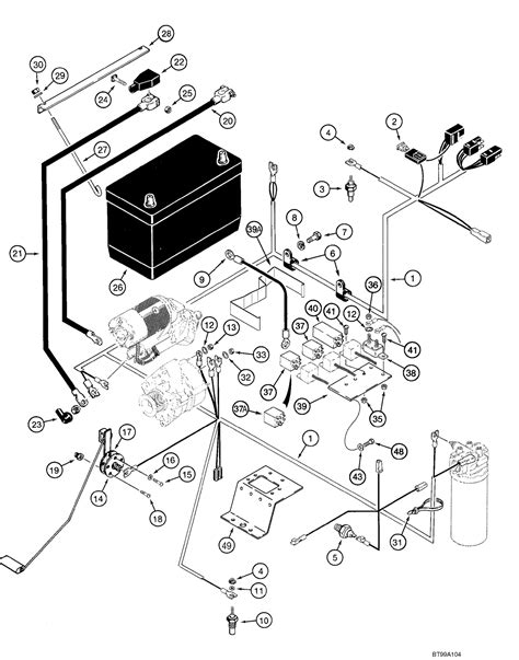 case 1845c starter wiring diagram